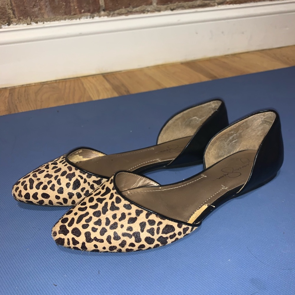 Jessica Simpson Leopard Print Flats